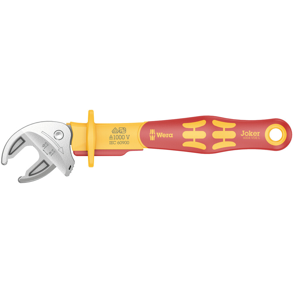Clé à fourche auto-ajustable 6004 Joker VDE L Wera - 05020153001