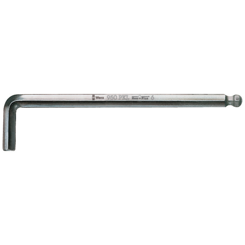 Clés mâles coudées, syst. métrique, chromées 950 PKL Hex-Plus 12,0 WERA - 05022067001