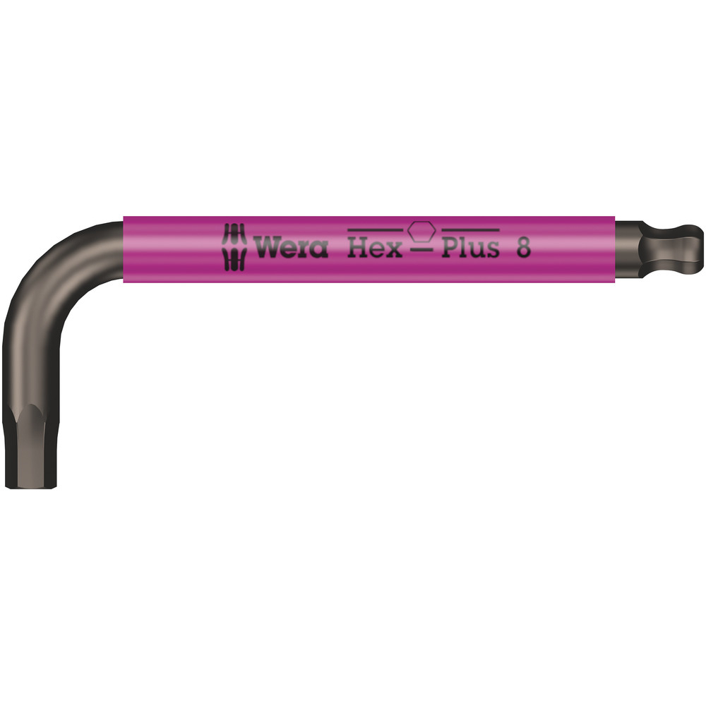 Clés mâles coudées Multicolour, syst. métrique 950 SPKS Hex-Plus 8,0 WERA - 05022676001