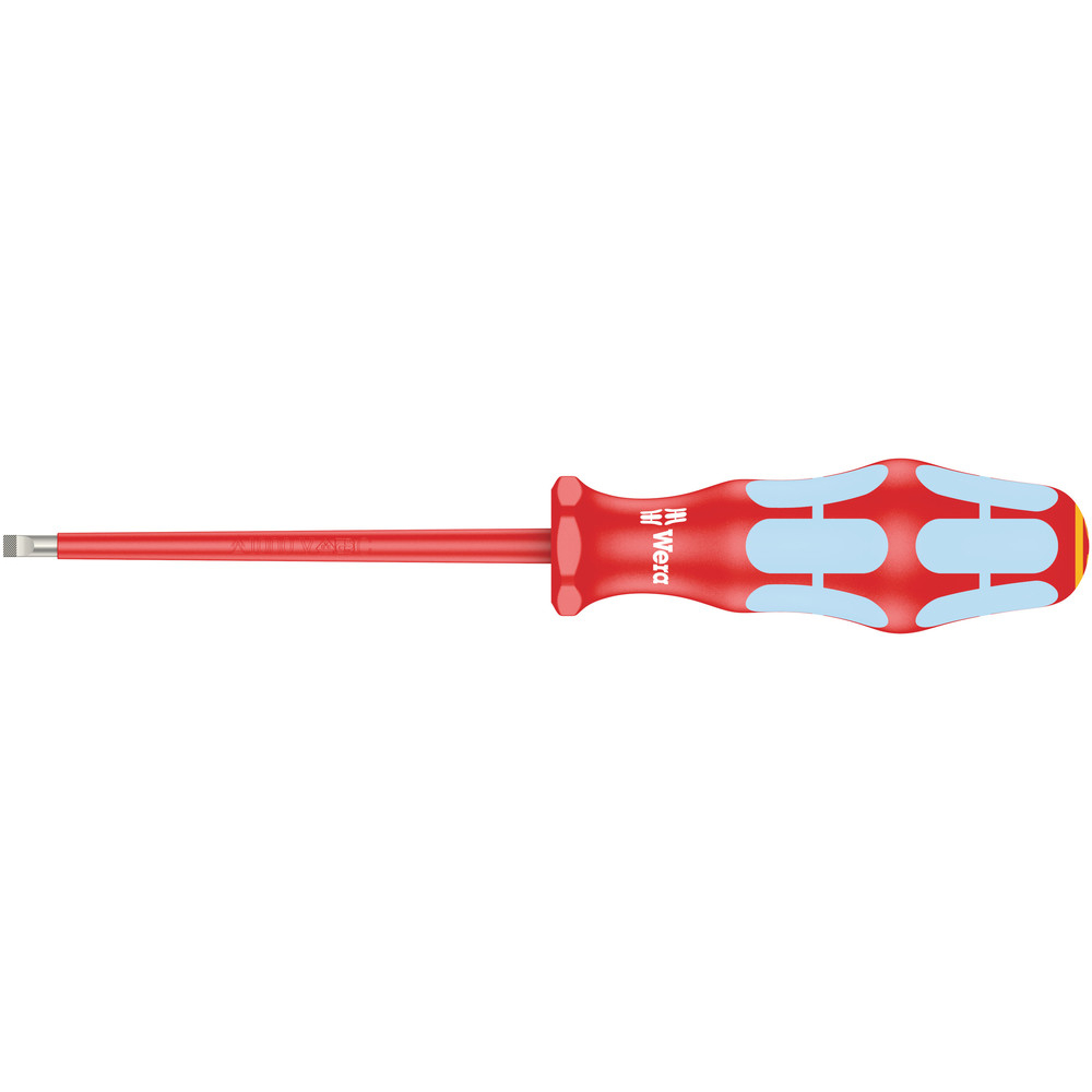 Tournevis isolé pour vis à fente, acier inoxydable 3160 i 0,8 x 4,0 x 100 mm WERA - 05022731001