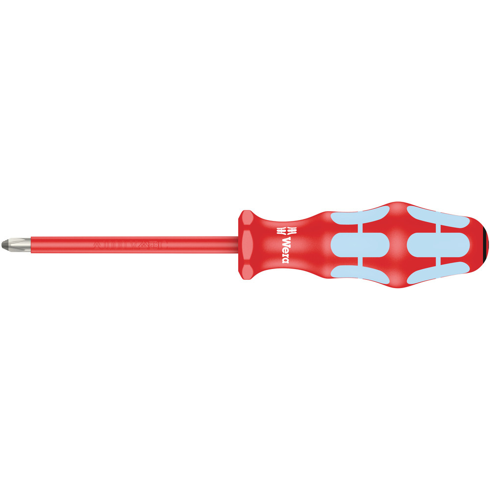 Tournevis isolé pour vis cruciformes PZ, acier inoxydable 3165 i PZ 1 x 80 mm WERA - 05022740001