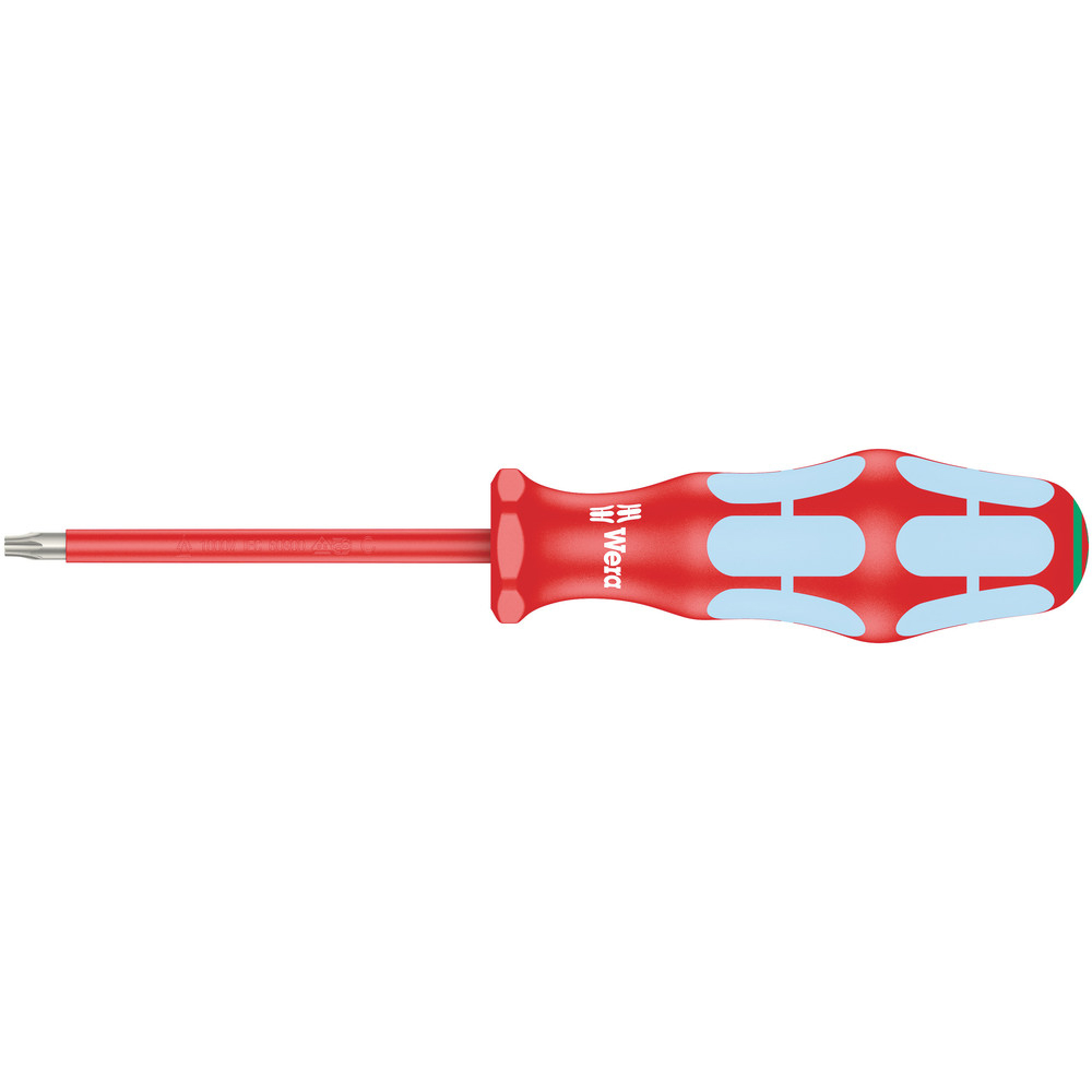 VDE Tournevis isolé pour vis TX, acier inox 3167 i TORX 20 x 80 mm Wera - 05022764001