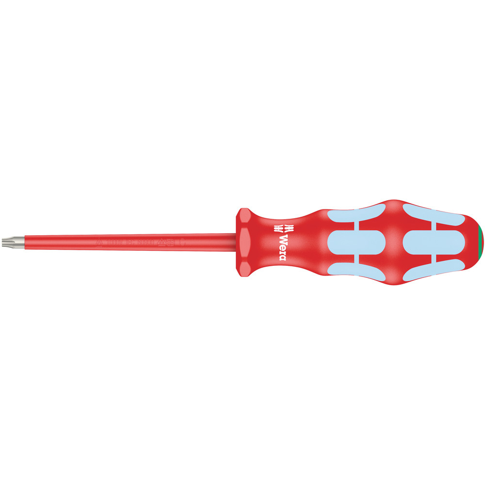 VDE Tournevis isolé pour vis TX, acier inox 3167 i TORX 25 x 100 mm Wera - 05022765001