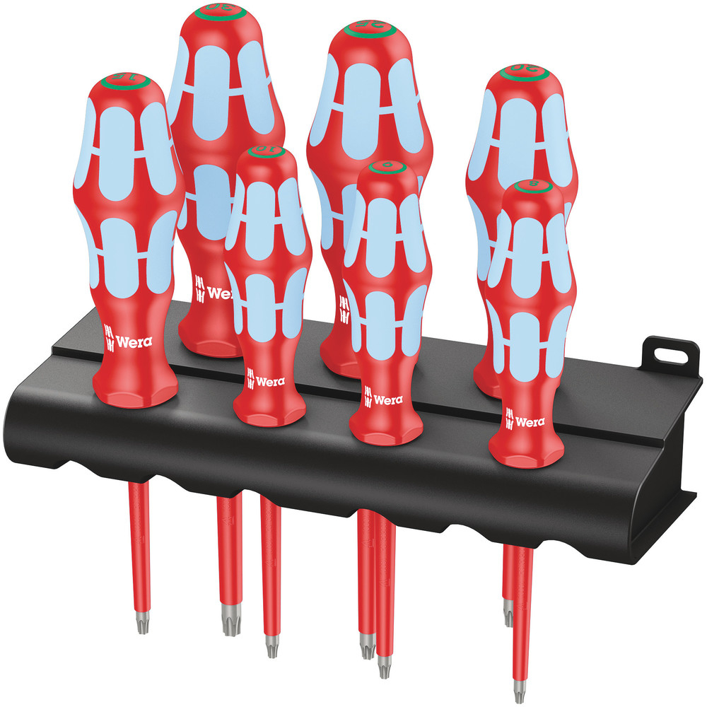 TORX Jeu de tournevis, acier inoxydable + Rack 3167 i/7 Rack WERA - 05022767001