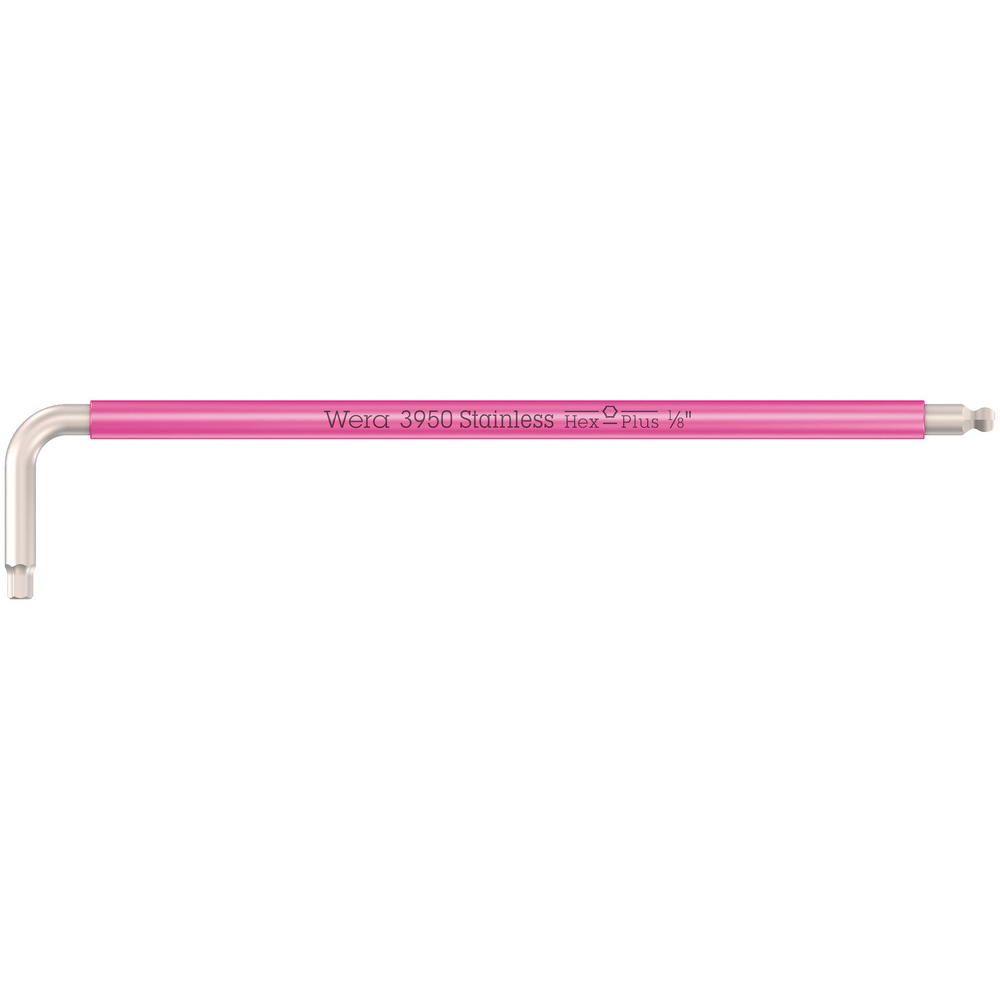 Clés mâles coudées,syst. impérial,acier inoxydable 3950 SPKL Multicolour Hex-Plus 1/8