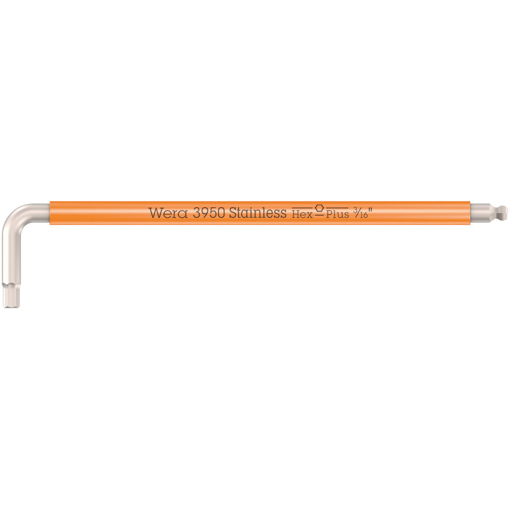 Clés mâles coudées,syst. impérial,acier inoxydable 3950 SPKL Multicolour Hex-Plus 3/16