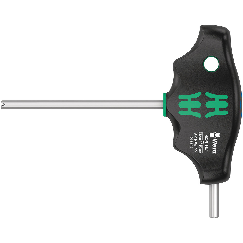 Tournevis hexagonal en T Hex-Plus avec fonction de retenue 454 Hex-Plus HF 5 x 100 mm WERA - 05023342001