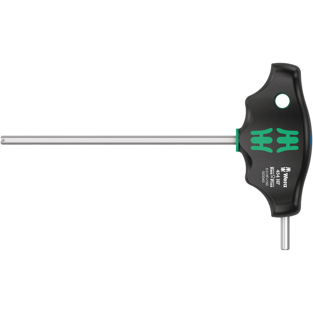Tournevis hexagonal en T Hex-Plus avec fonction de retenue 454 Hex-Plus HF 5 x 150 mm WERA - 05023343001