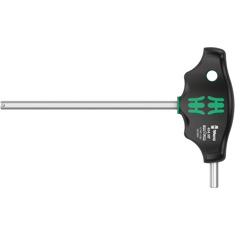 Tournevis hexagonal en T Hex-Plus avec fonction de retenue, système impérial 454 Hex-Plus HF 1/4