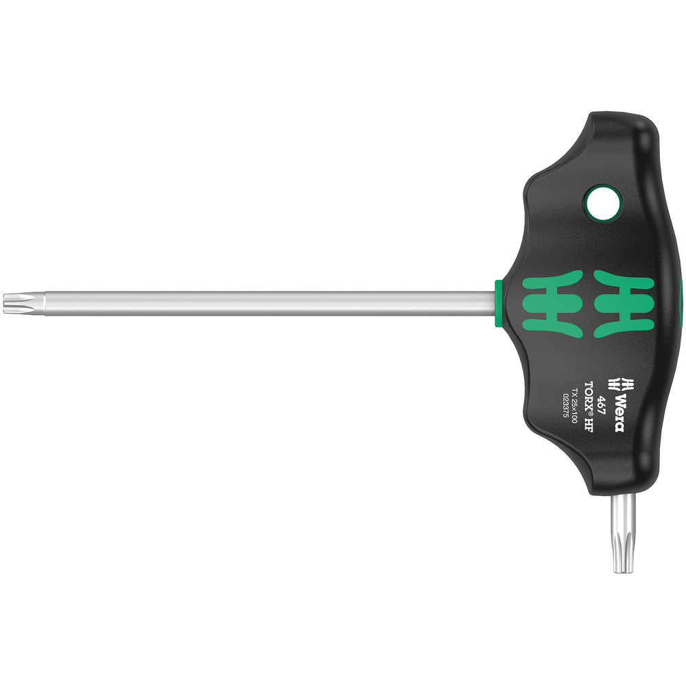 TORX® HF Tournevis en T avec fonction de retenue 467 TORX HF 25 x 100 mm WERA - 05023375001