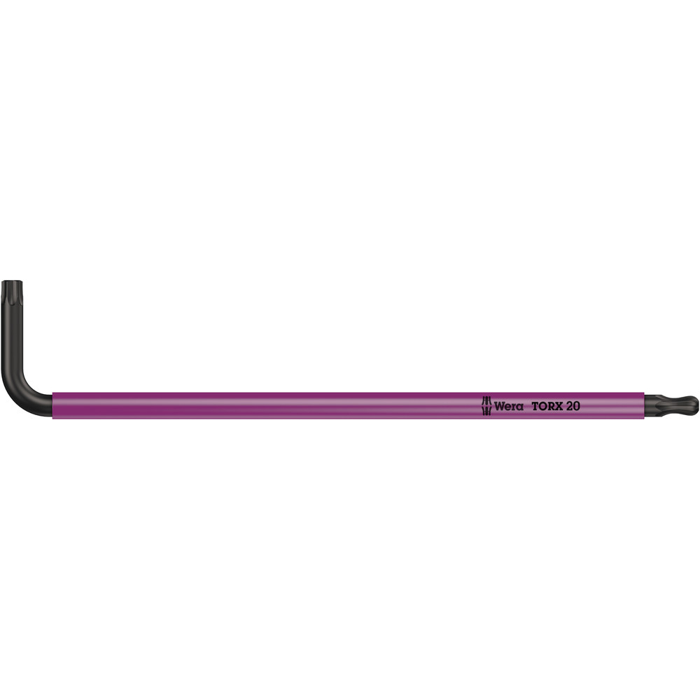 Clés mâles coudées TORX BO Multicolour, BlackLaser 967 SPKL BO TORX 20 WERA - 05024354001