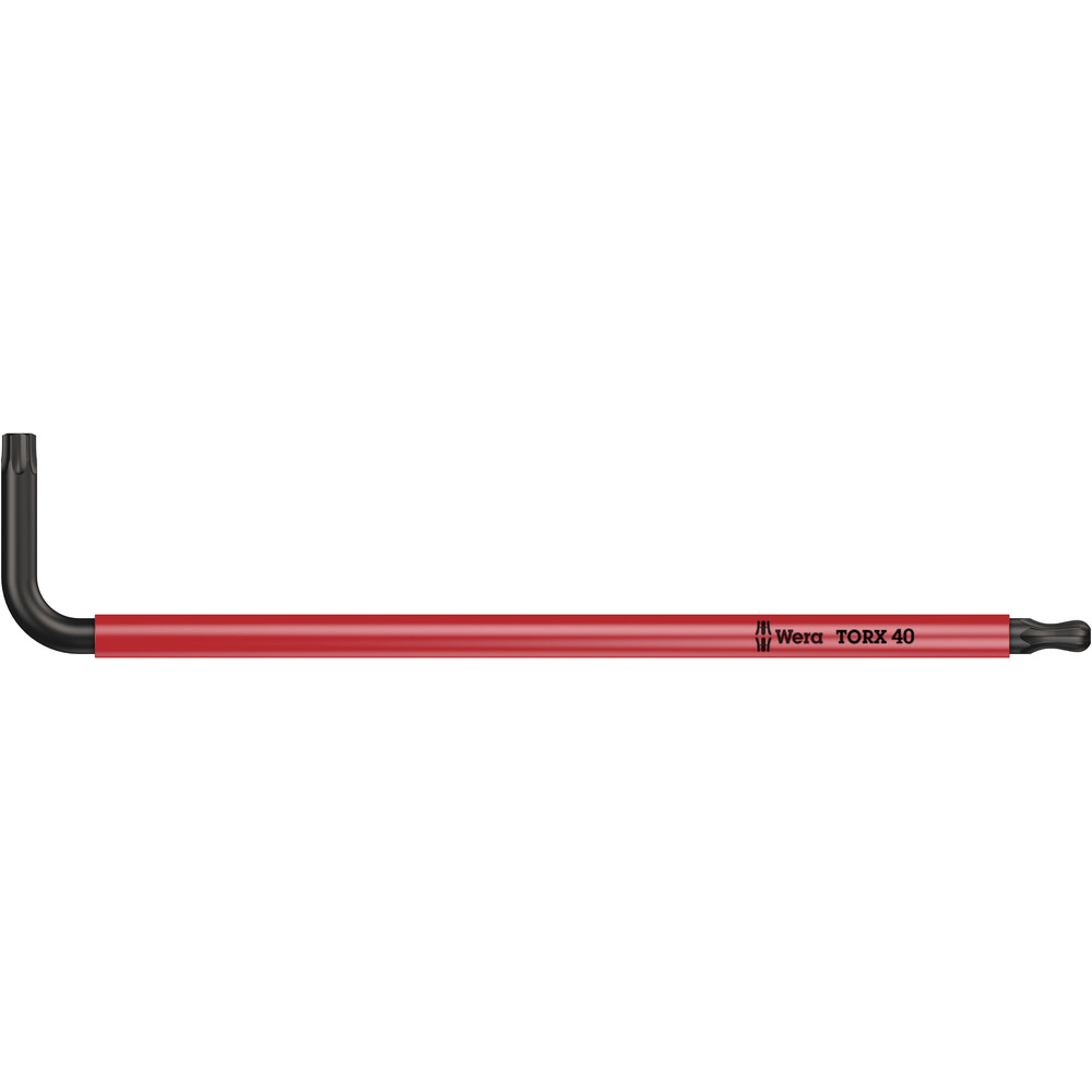 Clés mâles coudées TORX BO Multicolour, BlackLaser 967 SPKL BO TORX 40 WERA - 05024358001