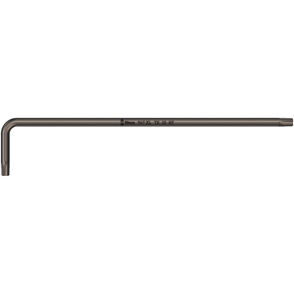 Clés mâles coudées avec fonction de retenue, version longue 967 XL HF TORX 30 WERA - 05024458001