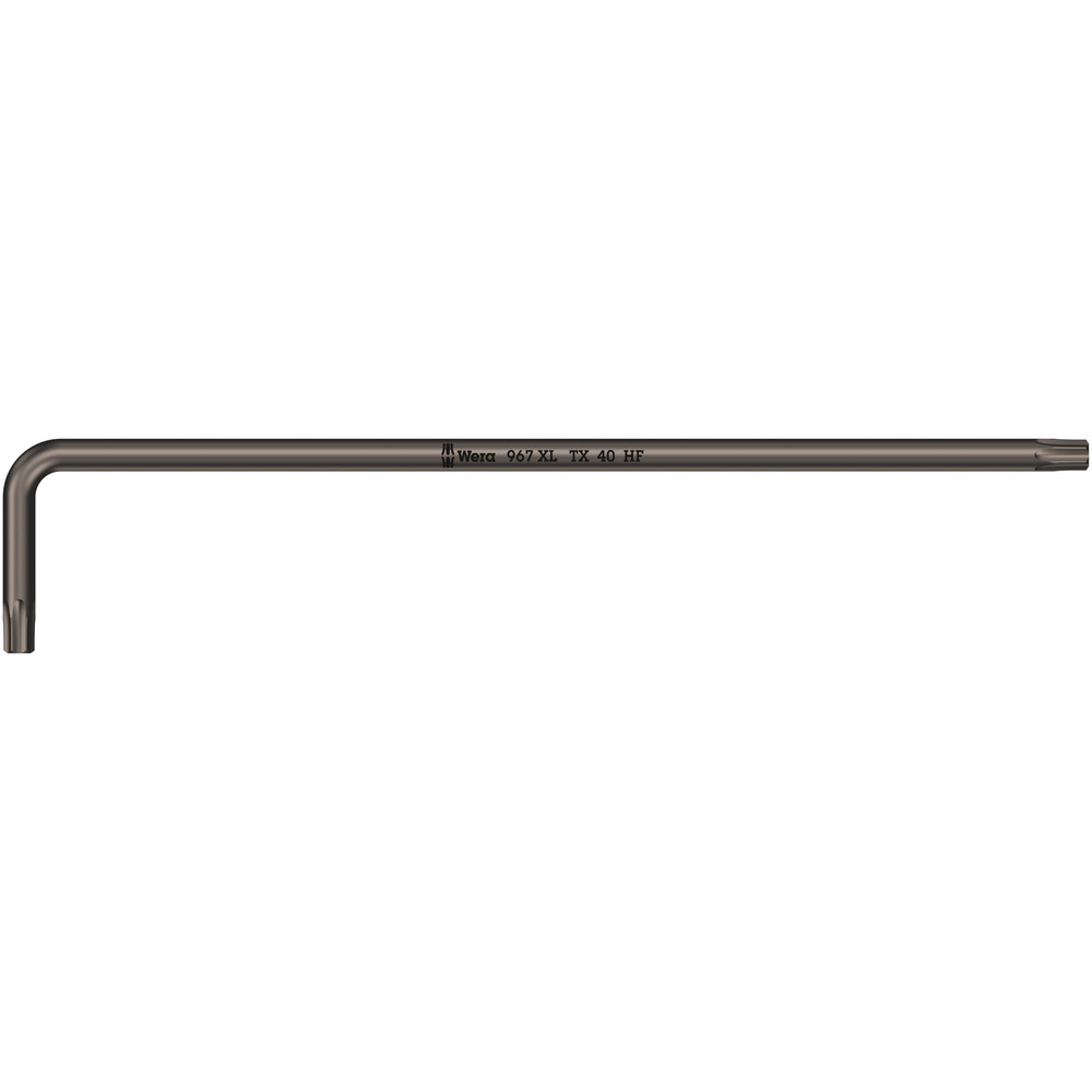 Clés mâles coudées avec fonction de retenue, version longue 967 XL HF TORX 40 WERA - 05024459001