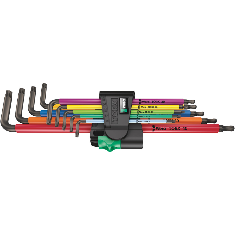 Multicolour 1 Jeu de clés mâles coudées Multicolour 967/9 TORX XL Multicolour 1 WERA - 05024480001