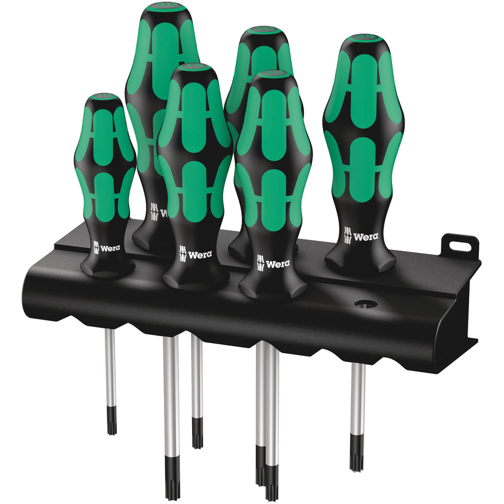 TORX Jeu de tournevis Kraftform Plus + Rack 367/6 TORX WERA - 05028062001