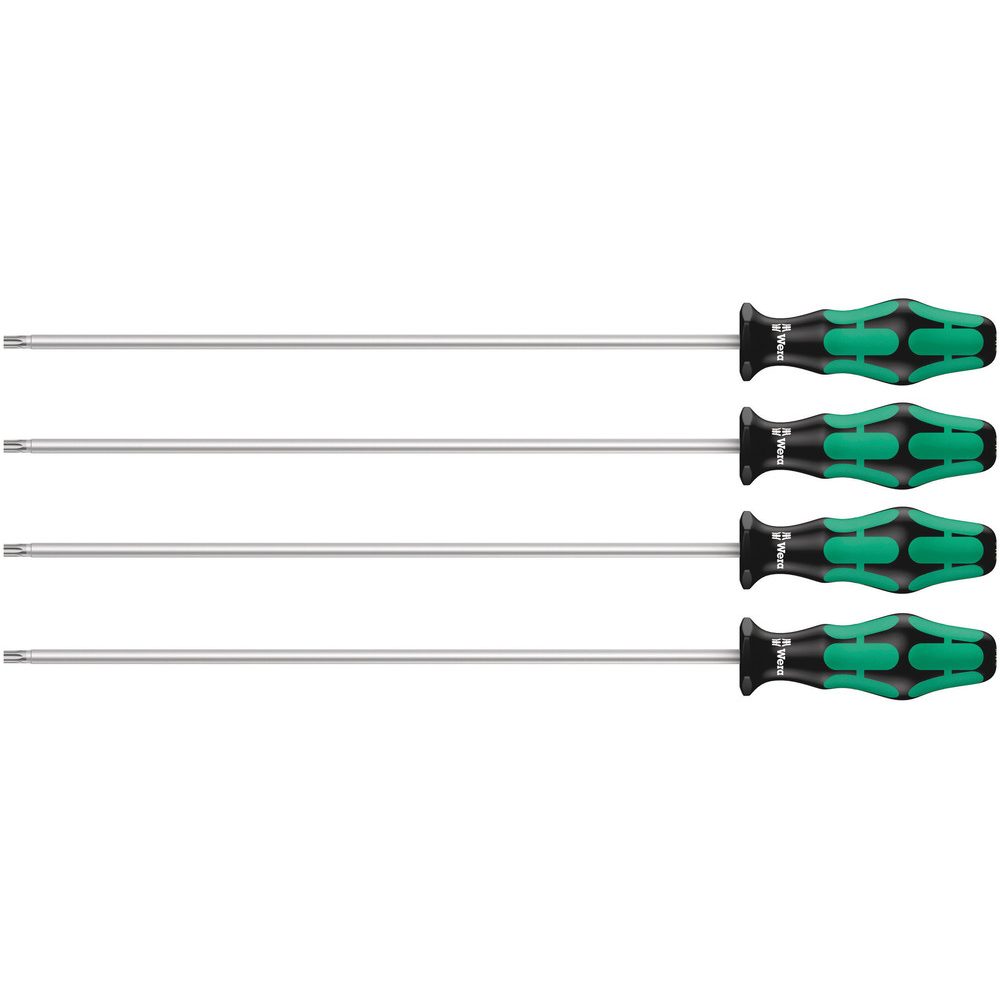 Jeu de tournevis Plus avec fonction de retenue, à lames extra-longues 300 mm 367/4 TORX HF 300 mm WERA - 05028074001