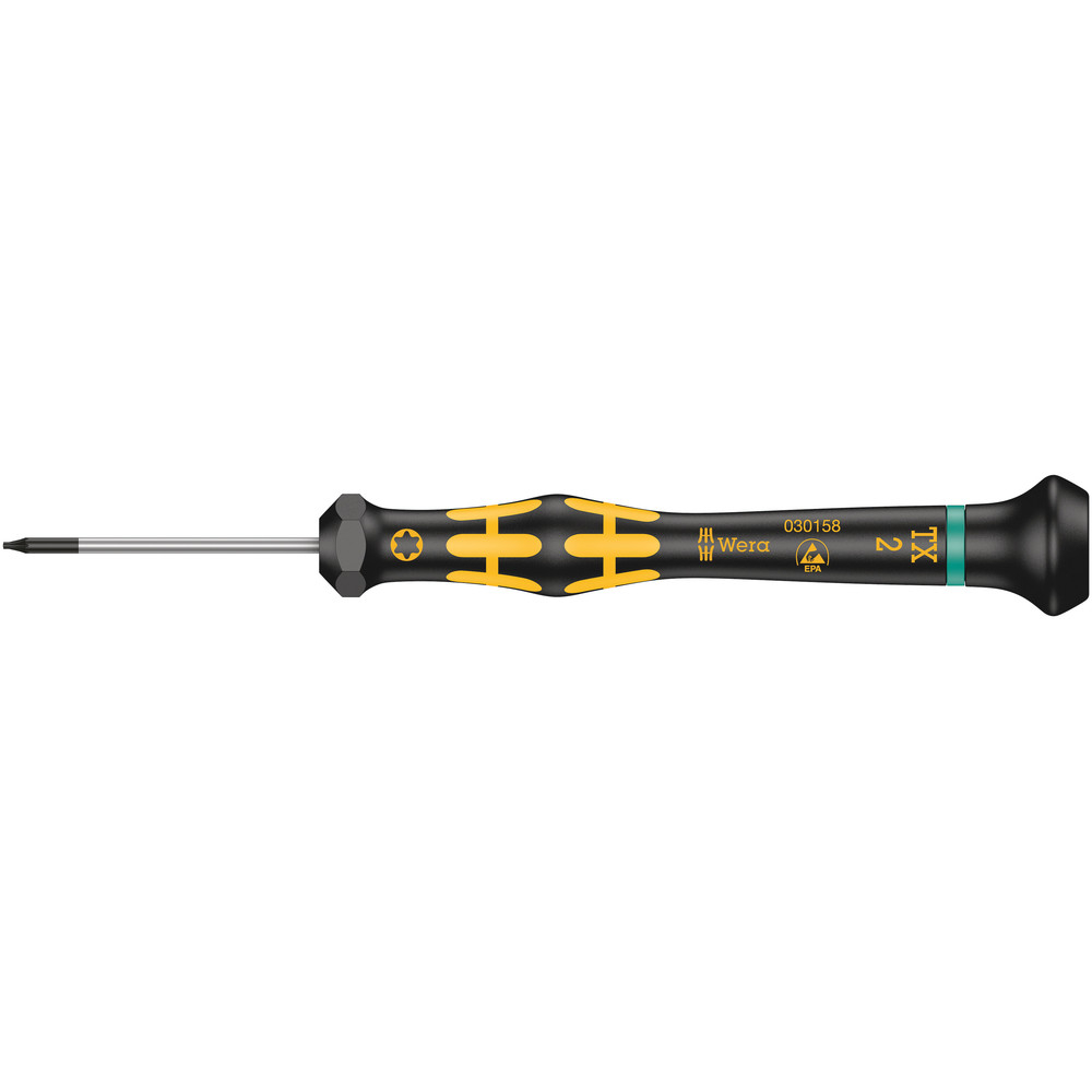 Tournevis Kraftform Micro TORX ESD 1567 ESD Micro TX 2 x 40 mm WERA - 05030158001