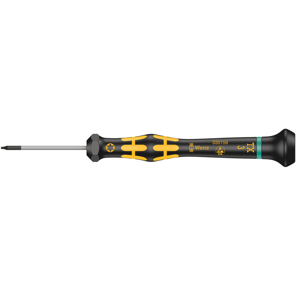 Tournevis Kraftform Micro TORX® ESD 1567 ESD Micro TX 3 x 40 mm WERA - 05030159001