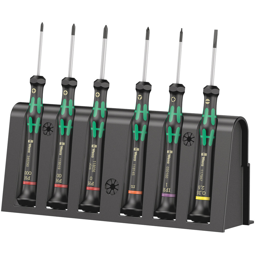 Jeu de tournevis électronicien + Rack 2050/6 WERA - 05030181001