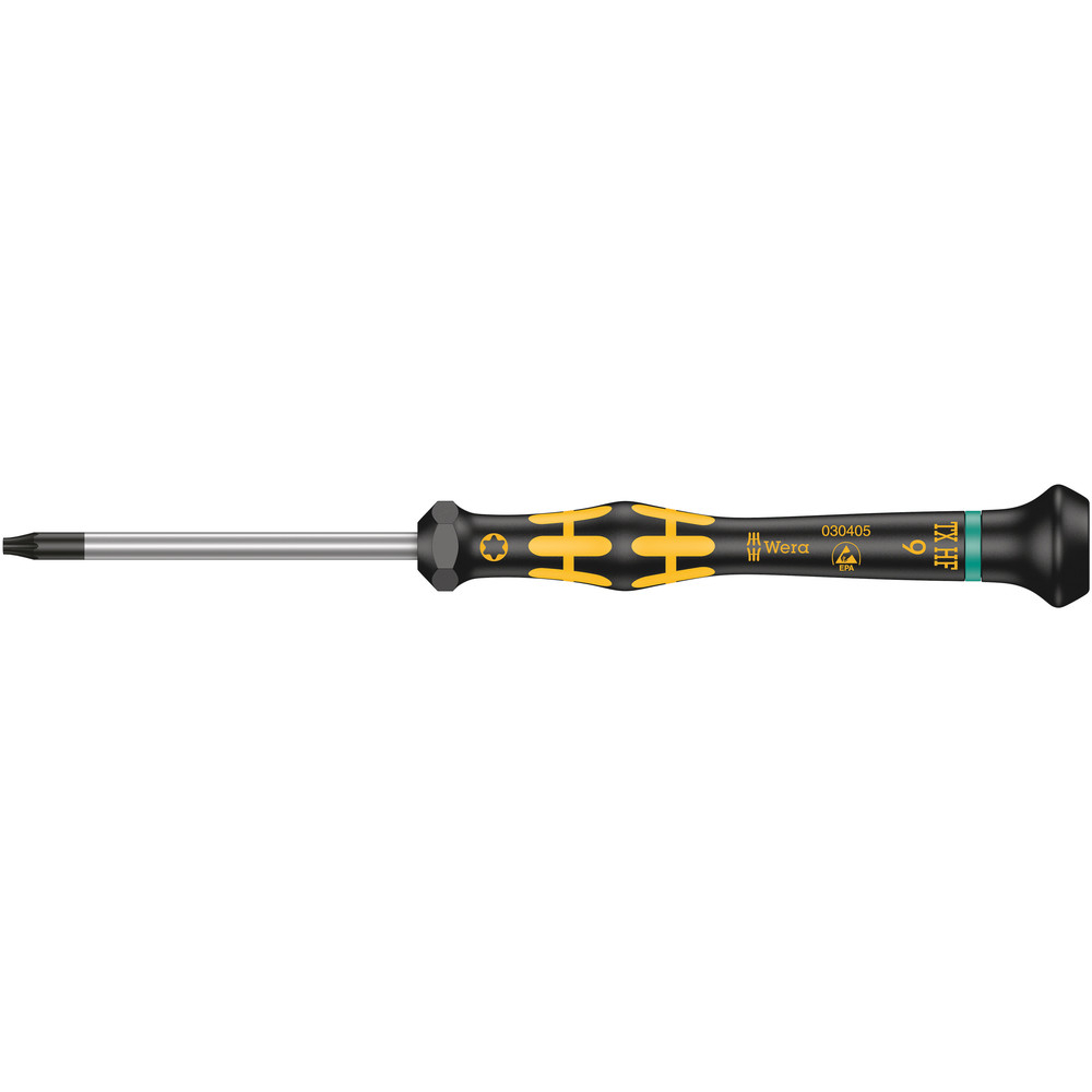 Tournevis Micro ESD avec fonction de retenue 1567 ESD Micro HF TX 9 x 60 mm WERA - 05030405001