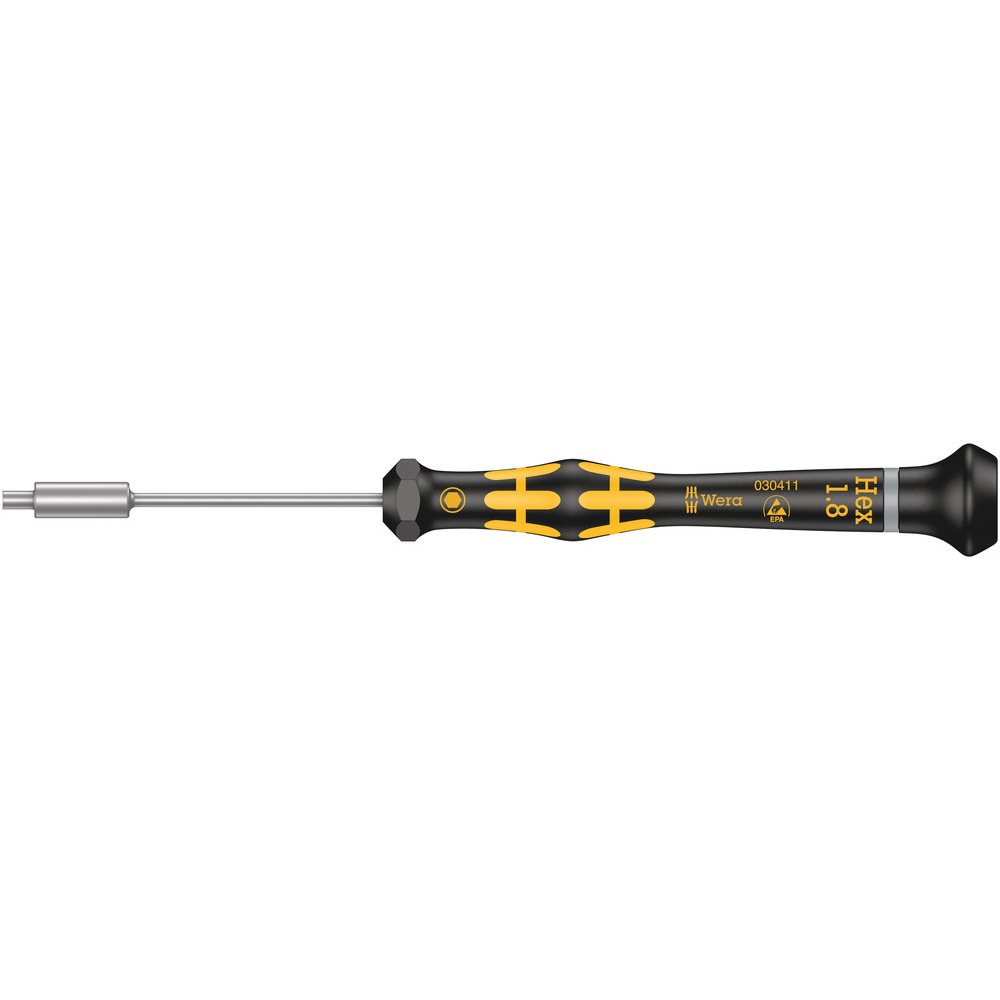 Tournevis ESD à douille Kraftform Micro 1569 ESD Micro 1,8 x 60 mm WERA - 05030411001