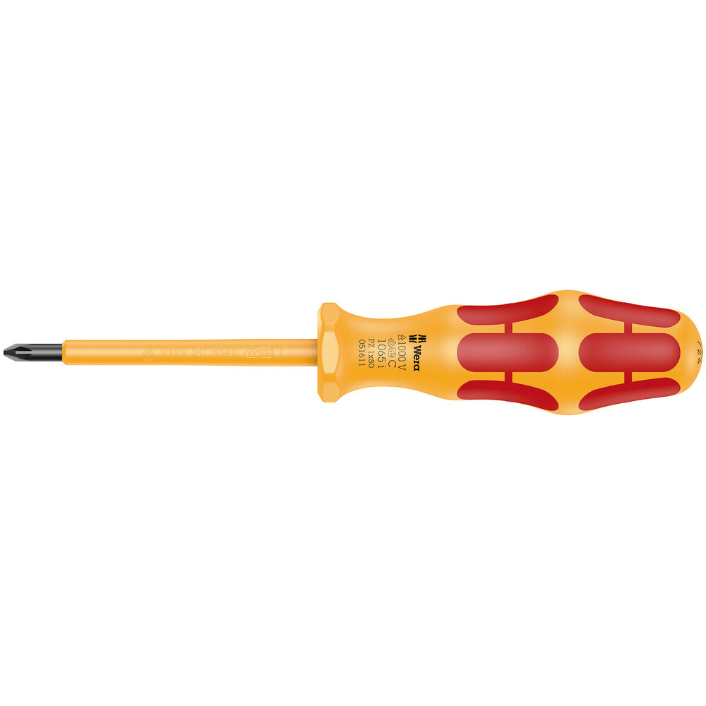 Tournevis isolé VDE 1065 i PZ 1 x 80 mm Wera - 05051611001
