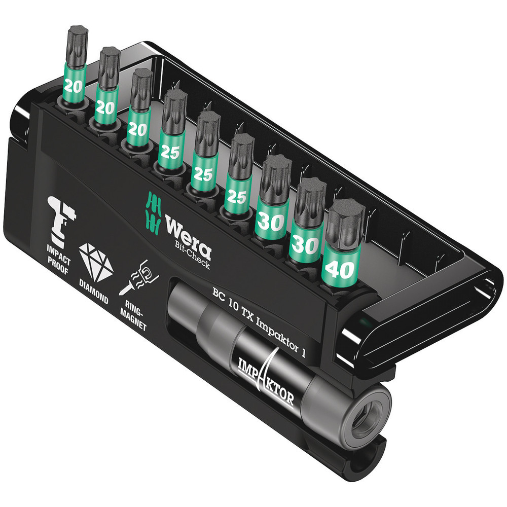 Bit-Check 10 TX Impaktor 1 Bit-Check 10 TORX Impaktor 1 WERA - 05057688001