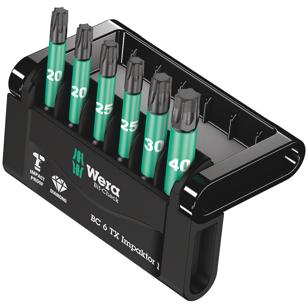 Bit-Check 6 TX Impaktor 1 Bit-Check 6 TORX Impaktor 1 WERA - 05057693001