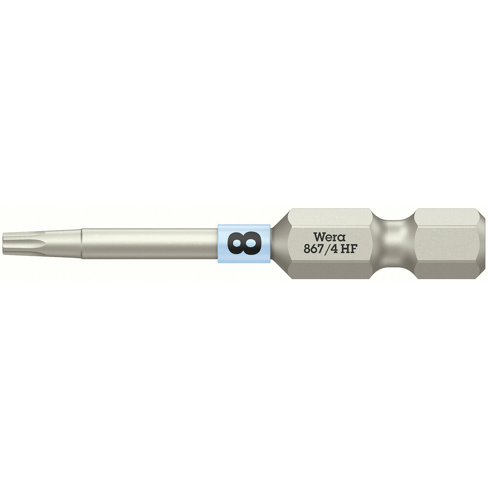 Embout avec fonction de retenue pour vis TORX 867/4 TORX HF 8 x 50 mm Wera - 05060505001