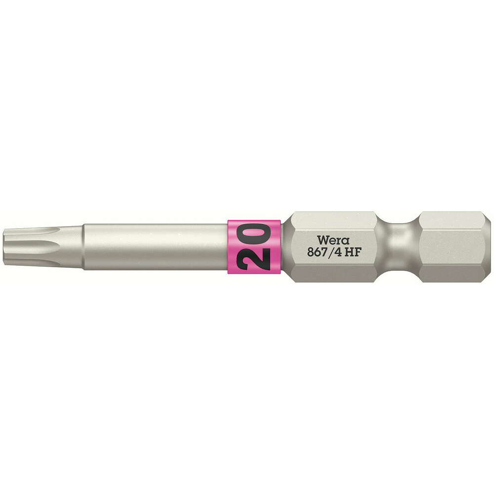 Embout avec fonction de retenue pour vis TORX 867/4 TORX HF 20 x 50 mm Wera - 05060508001