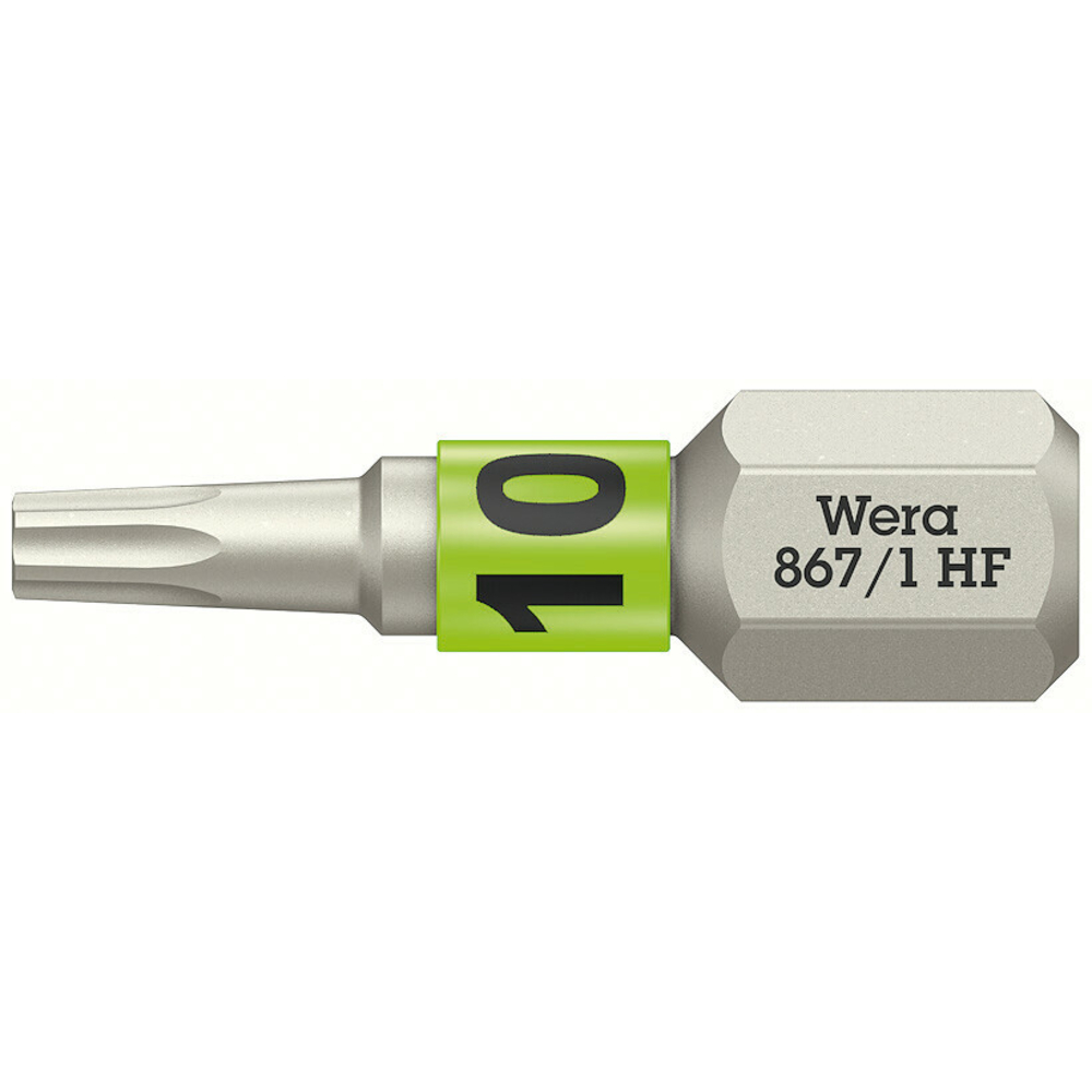 Embout avec fonction de retenue pour vis TORX 867/1 TORX HF 10 x 25 mm Wera - 05066140001
