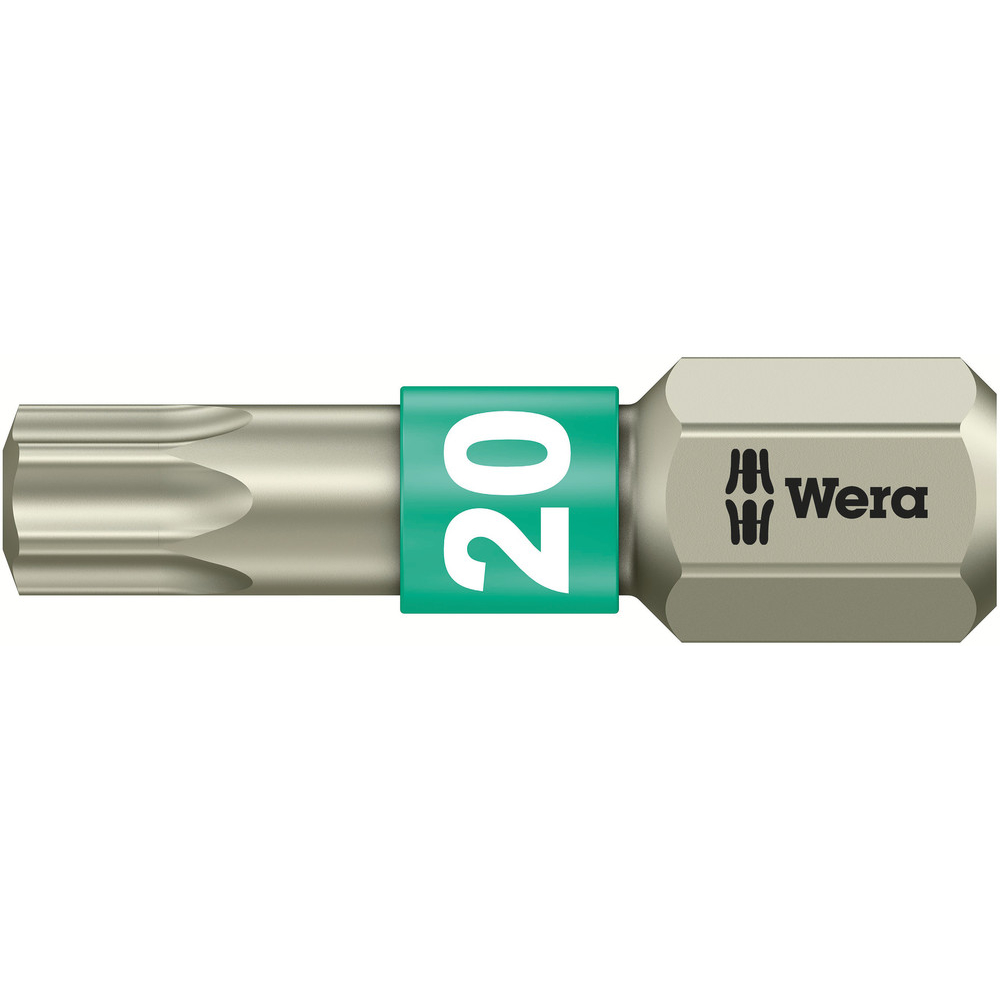 Embouts TORX TS, acier inoxydable 3867/1 TS TORX 20 x 25 mm WERA - 05071034001