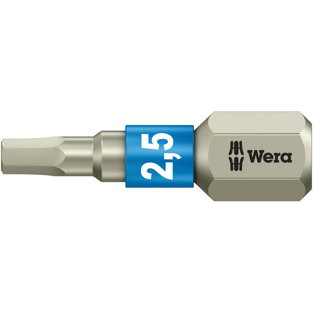 Embouts Hex-Plus, acier inoxydable 3840/1 TS Hex-Plus 2,5 x 25 mm WERA - 05071072001