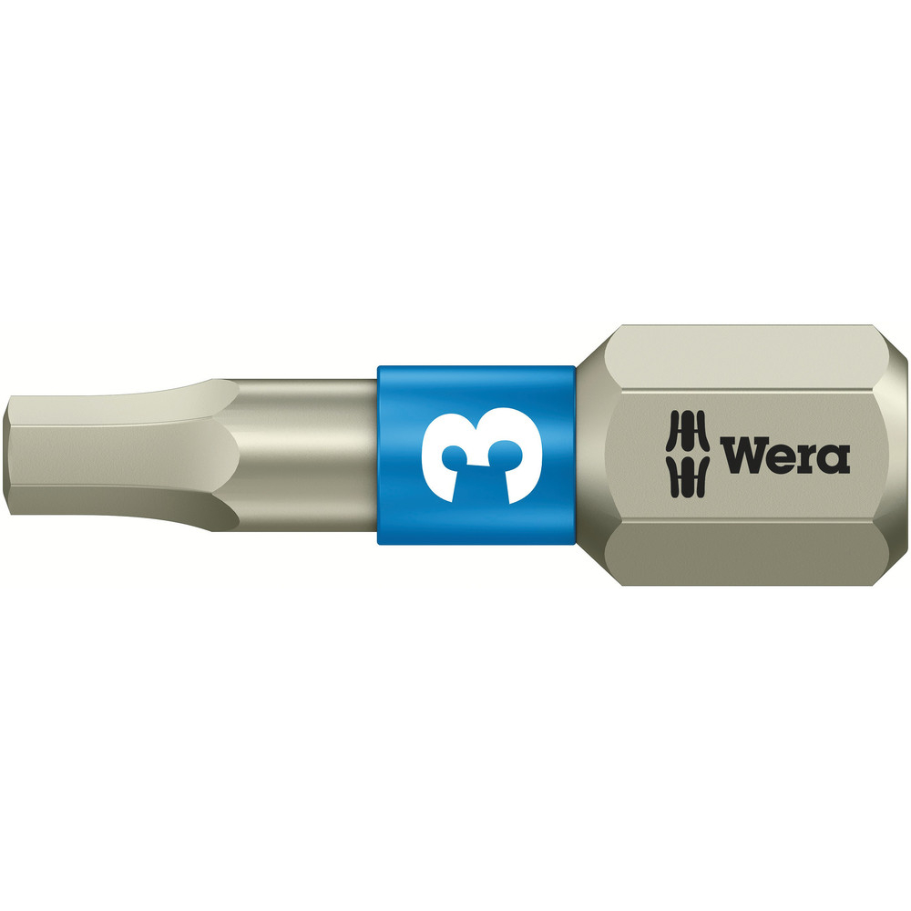 Embouts Hex-Plus, acier inoxydable 3840/1 TS Hex-Plus 3,0 x 25 mm WERA - 05071073001