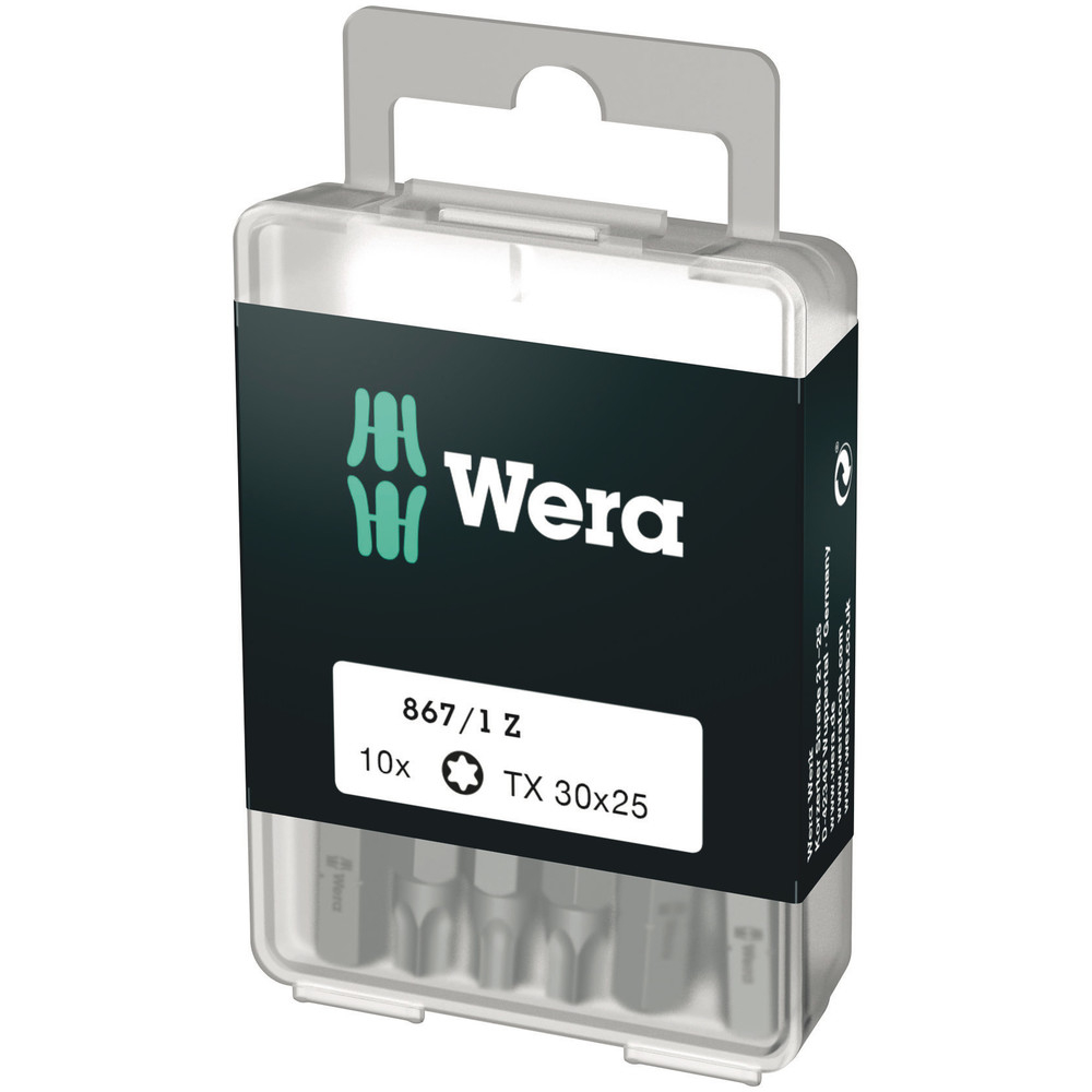 Embouts TORX DIY 867/1 Z TORX 30 x 25 mm DIY-Box WERA - 05072411001