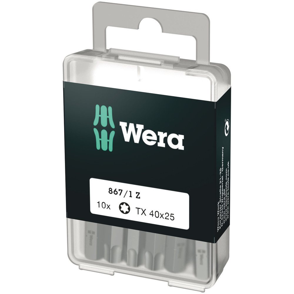 Embouts TORX DIY 867/1 Z TORX 40 x 25 mm DIY-Box WERA - 05072412001