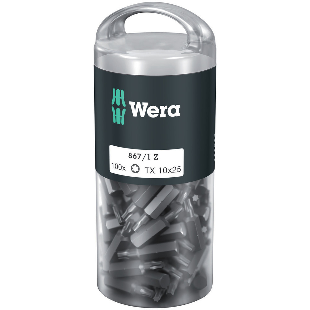 Embouts TORX DIY 100 867/1 Z TORX 10 x 25 mm DIY-Box WERA - 05072446001