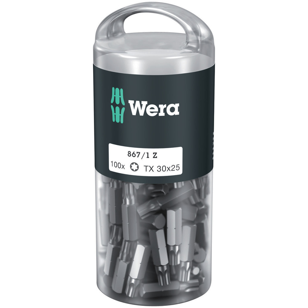 Embouts TORX DIY 100 867/1 Z TORX 30 x 25 mm DIY-Box WERA - 05072451001