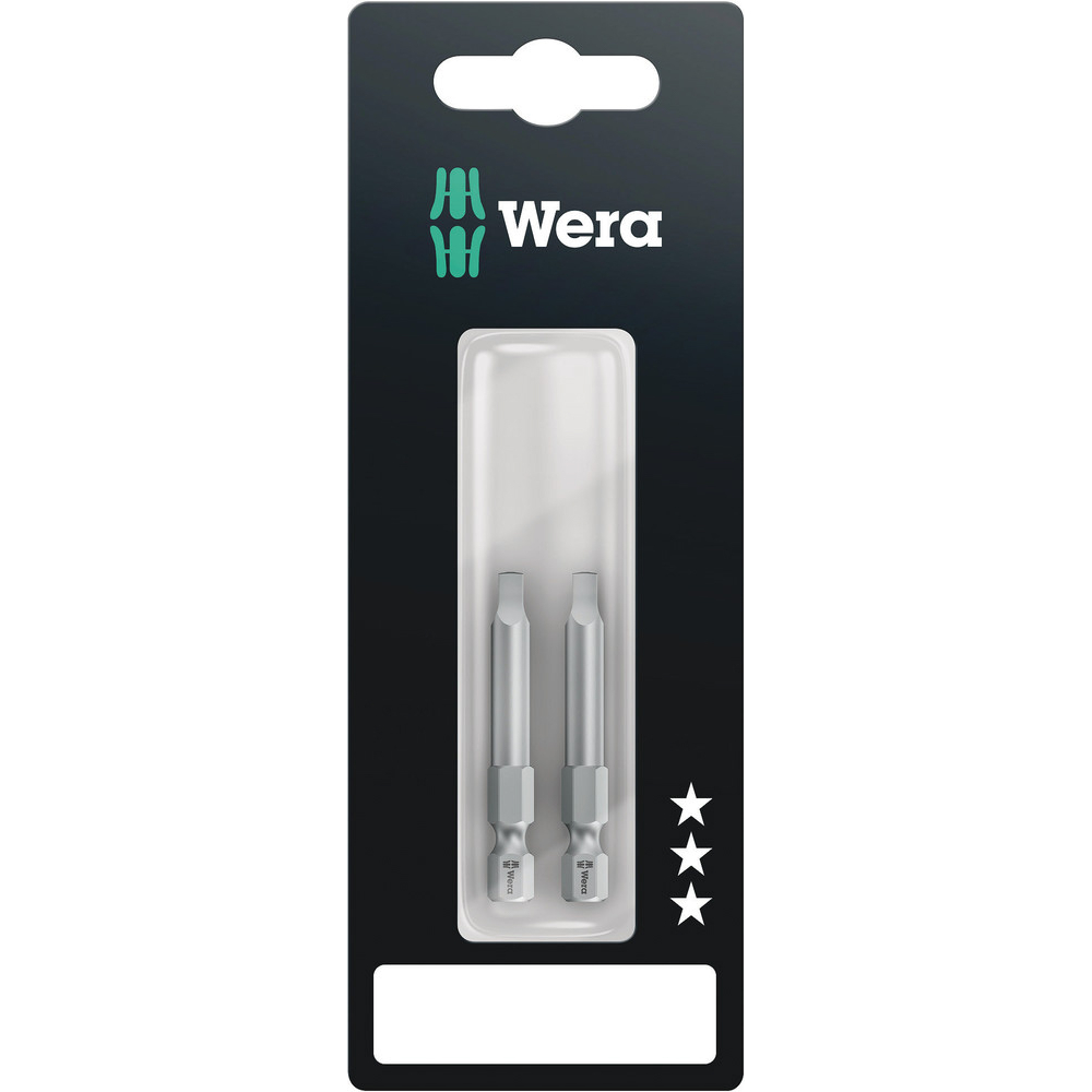 Emb.stand.extra rigide p.vis carrée 868/4 Z # 2 x 50 mm SB Wera - 05073077001