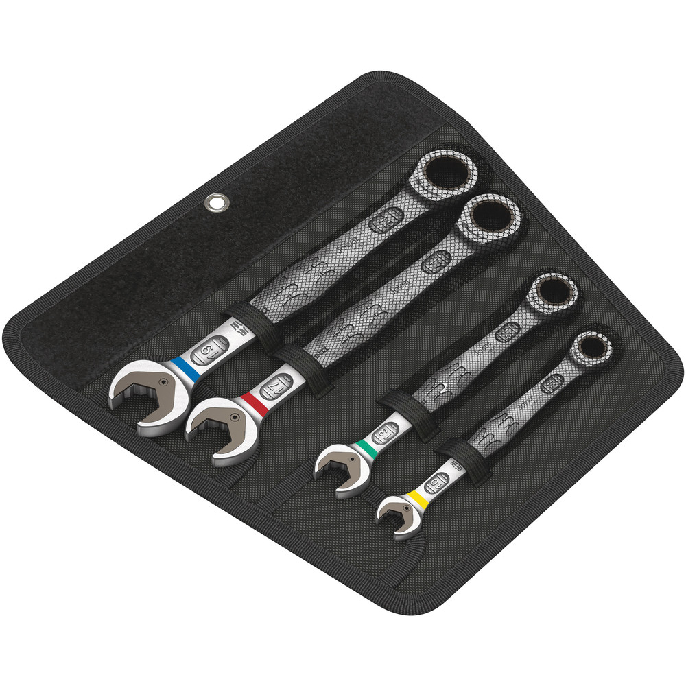 Jeu de clés mixtes à cliquet 4 pièces 10 - 19 mm JOKER - WERA - 05073290001