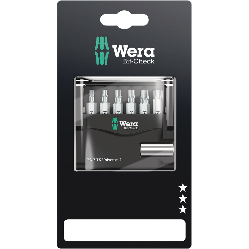 Bit-Check 7 TX Universal 1 SB Bit-Check 7 TORX Universal 1 SB WERA - 05073404001