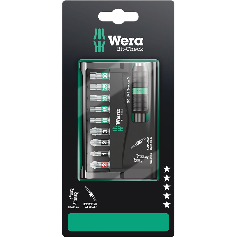 Bit-Check 10 BiTorsion 3 SB Bit-Check 10 BiTorsion 3 SB WERA - 05073418001