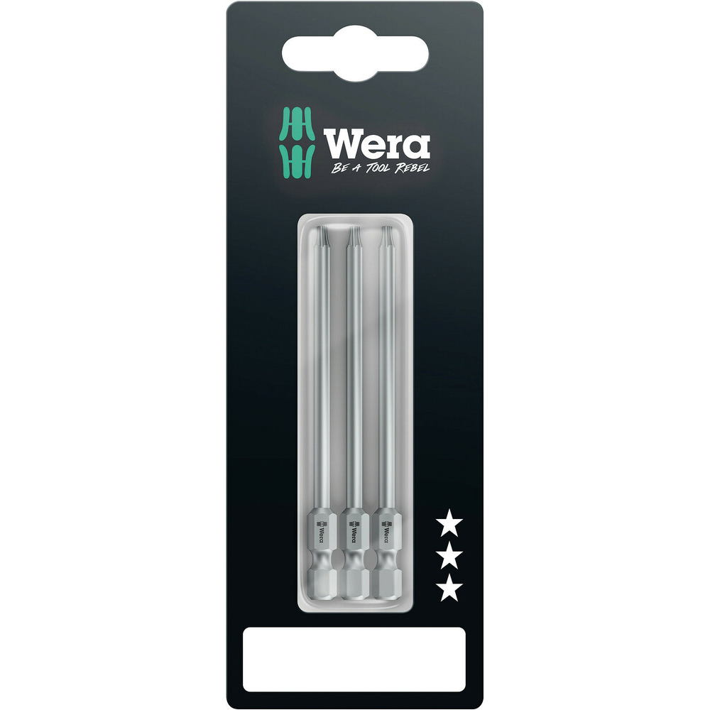 Embouts pour vis TORX, 3 pièces 867/4 Z TORX 10 x 89 mm SB Wera - 05073470001