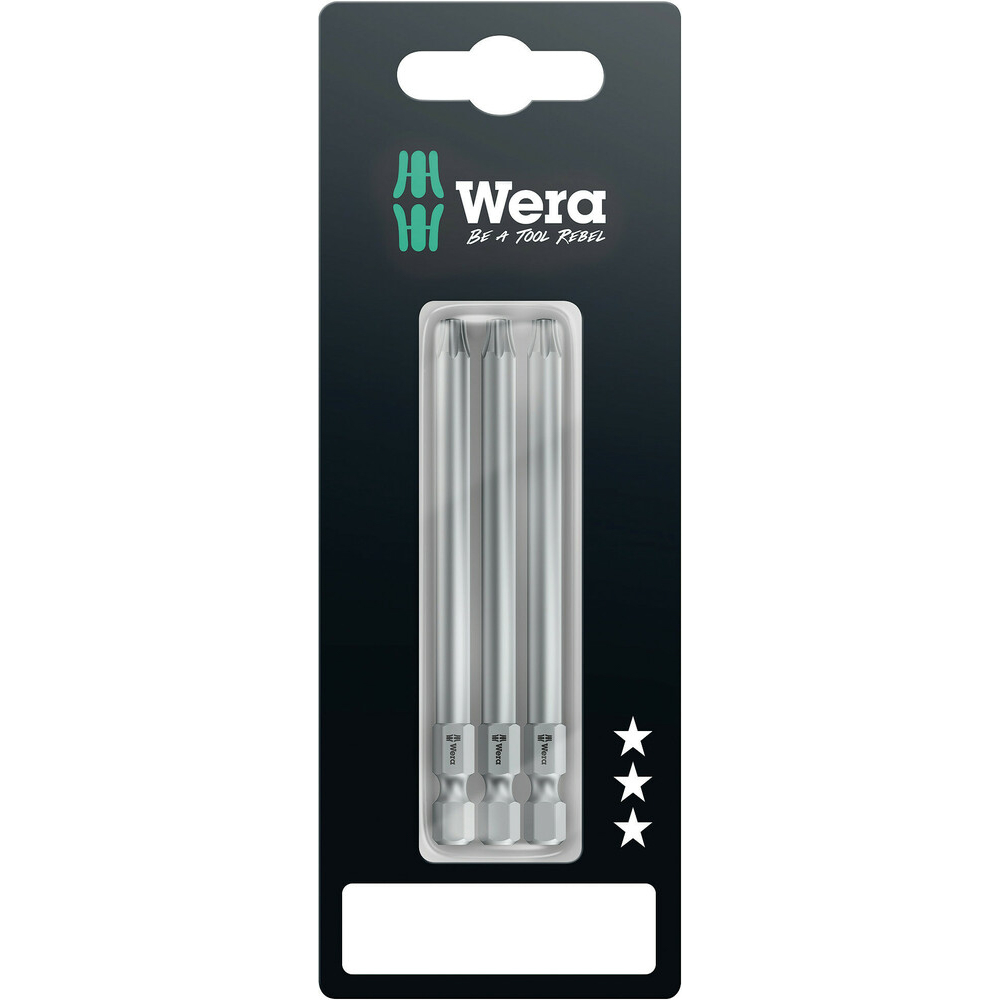 Embouts pour vis TORX, 3 pièces 867/4 Z TORX 25 x 89 mm SB Wera - 05073473001