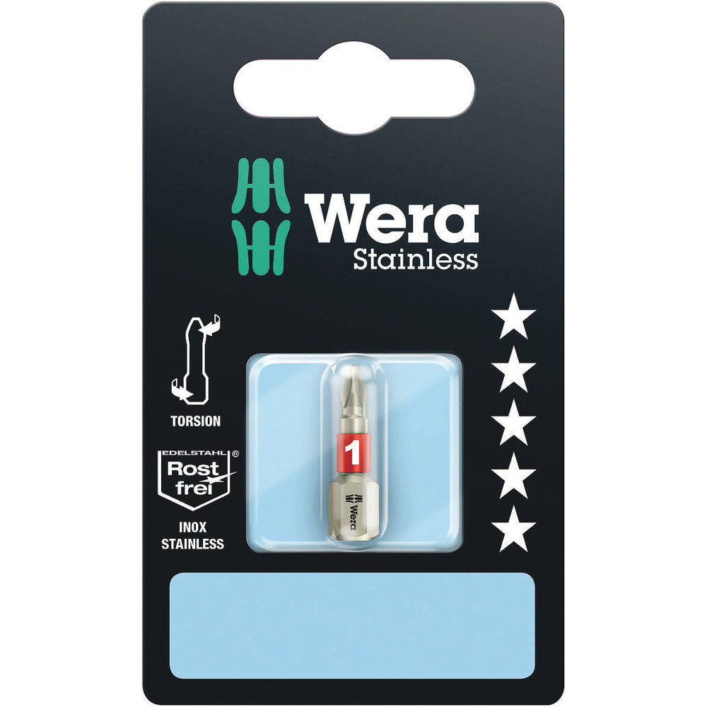 Embouts TS SB, acier inoxydable 3851/1 TS PH 1 x 25 mm SB WERA - 05073610001