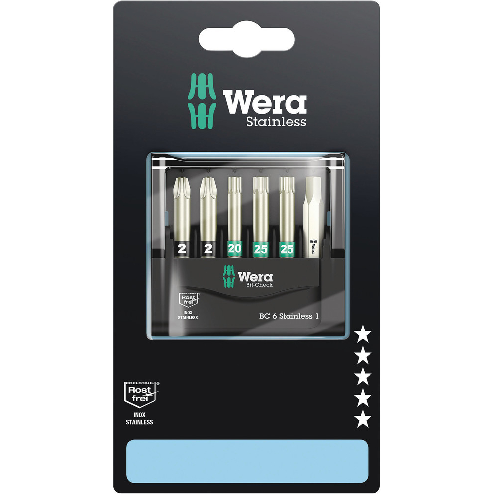 Bit-Check 6 Stainless 1 SB Bit-Check 6 Stainless 1 SB WERA - 05073634001