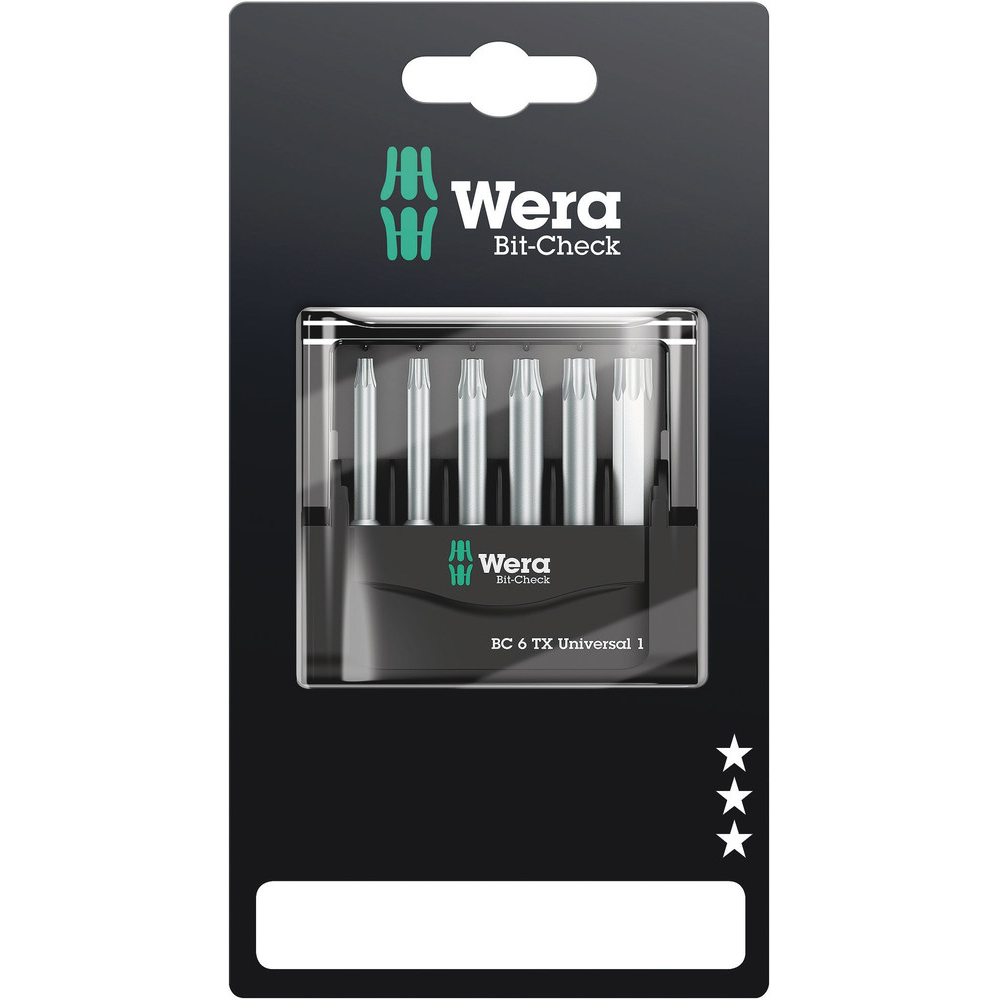 Bit-Check 6 TX Universal 1 SB Bit-Check 6 TORX Universal 1 SB WERA - 05073637001