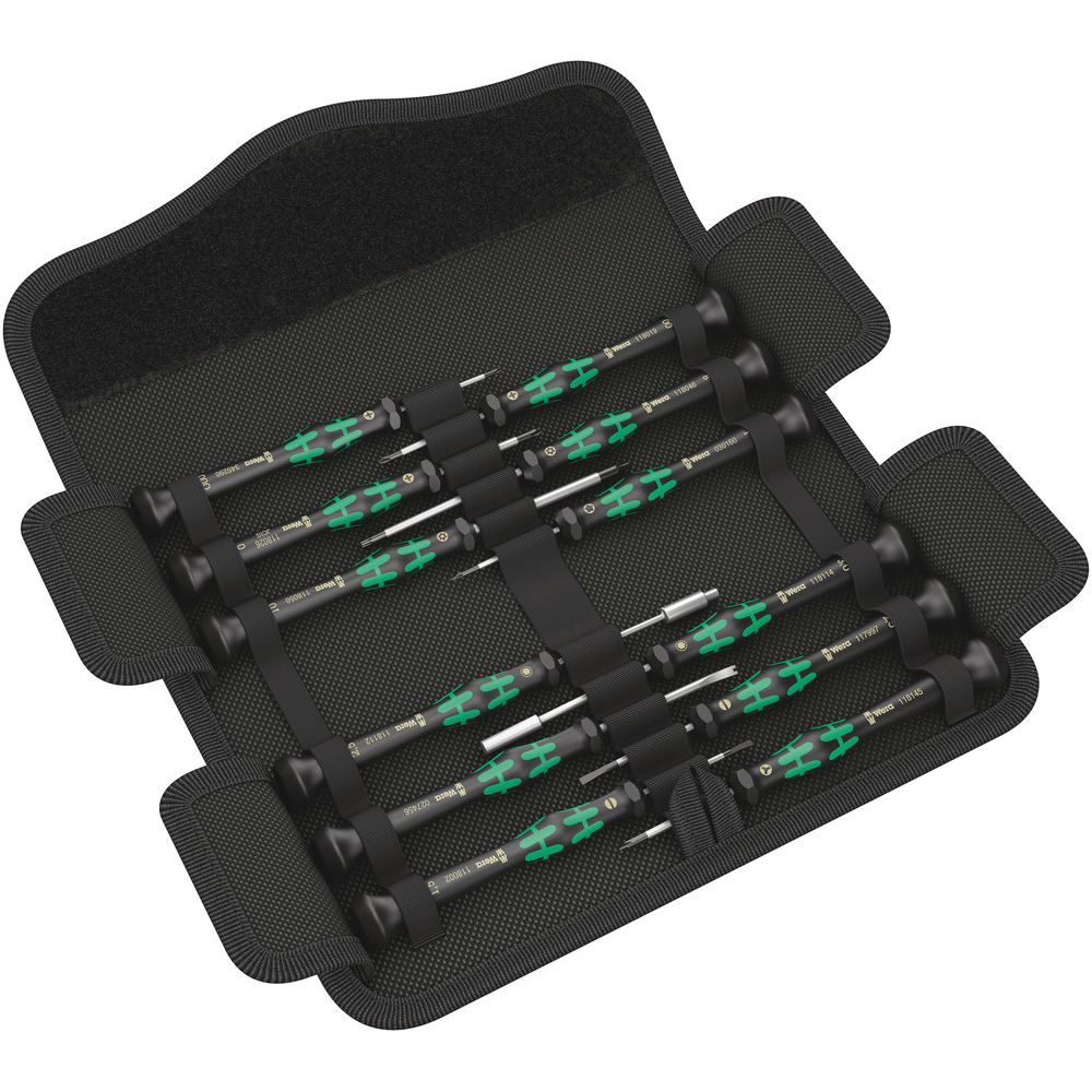 Jeu de tournevis électronicien Micro 12 Electronics 1 Micro 12 Electronics 1 WERA - 05073677001