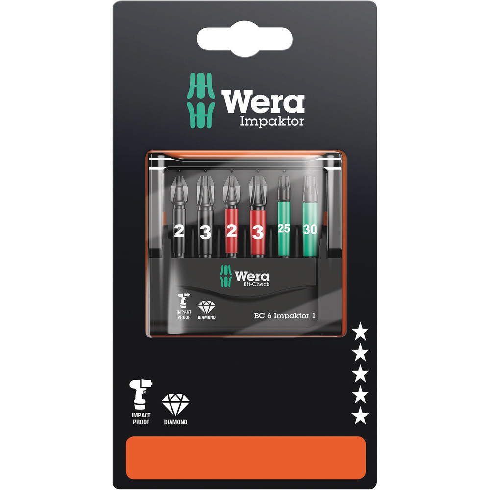 Bit-Check 6 Impaktor 1 SB Bit-Check 6 Impaktor 1 SB WERA - 05073890001